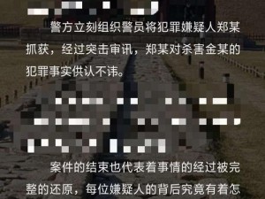 揭秘Crimaster犯罪大师暗中案件真相：探寻凶手答案的真相之旅